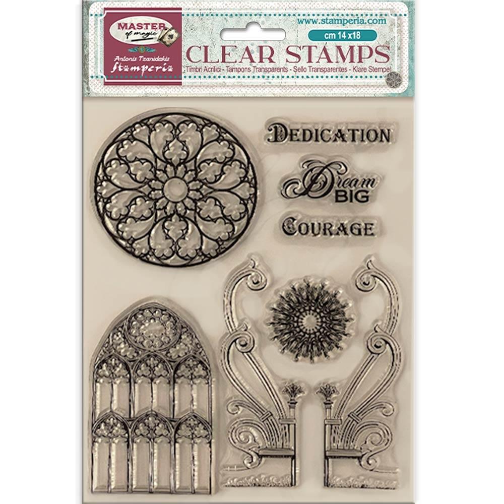 Gothic Elements 5.5x7 Clear Stamp Set | Master of Magic