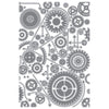 Gears Texture Fades Embossing Folder | Tim Holtz 2025 Vault Release
