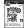 Gears Texture Fades Embossing Folder | Tim Holtz 2025 Vault Release