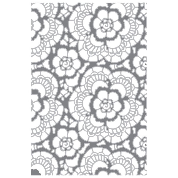 Lace Texture Fades A6 Embossing Folder | Tim Holtz 2025 Vault Release