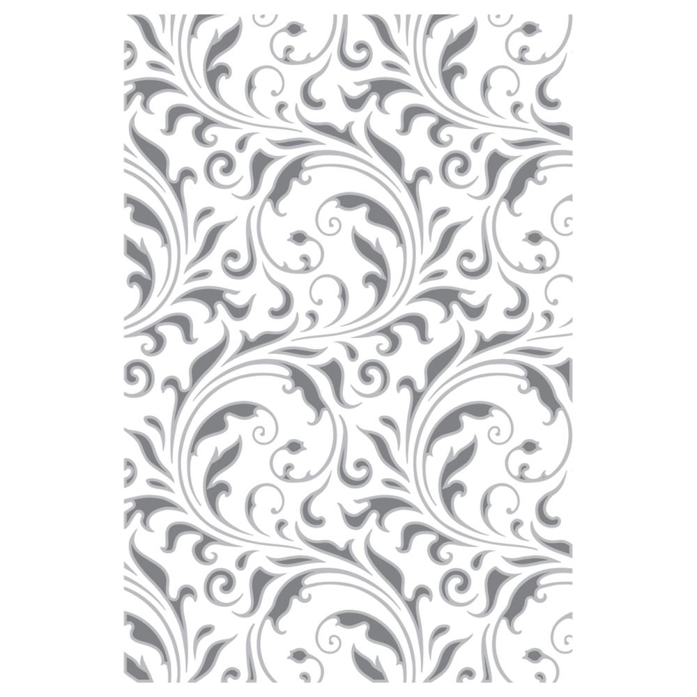 Flourish Texture Fades Embossing Folder | Tim Holtz 2025 Vault Release