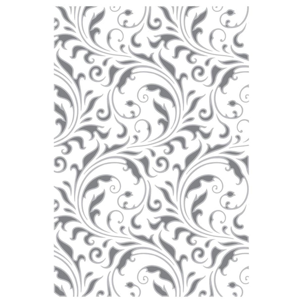 Flourish Texture Fades Embossing Folder | Tim Holtz 2025 Vault Release