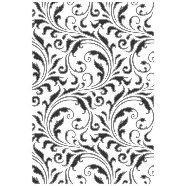 Flourish Texture Fades Embossing Folder | Tim Holtz 2025 Vault Release