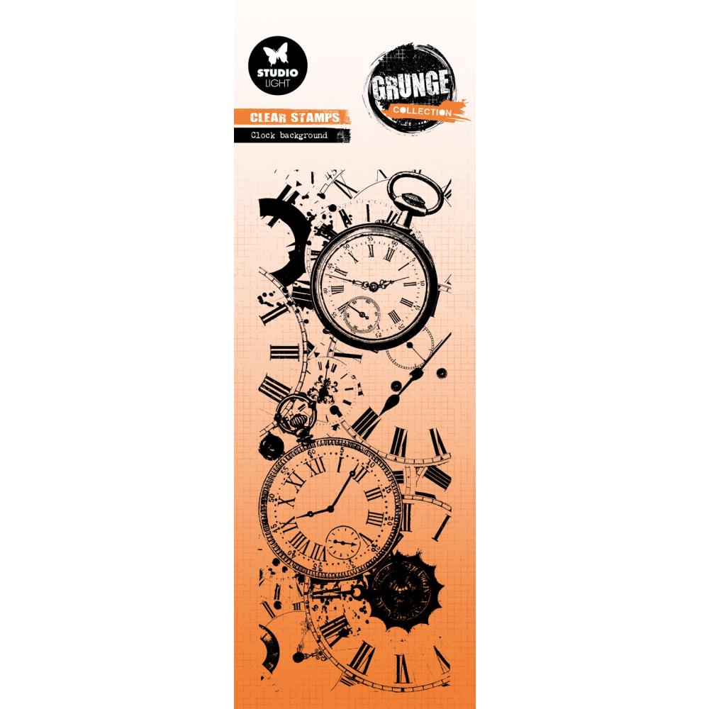 Clock Background Clear Stamp No. 823 | Grunge Collection