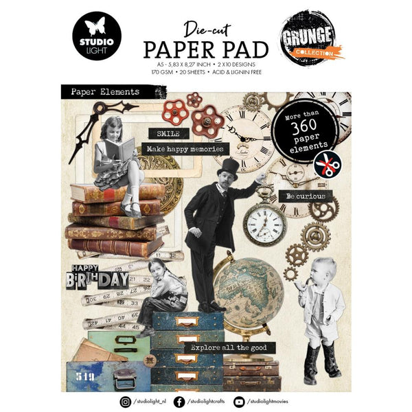 Grunge Elements Paper Pad No. 312
