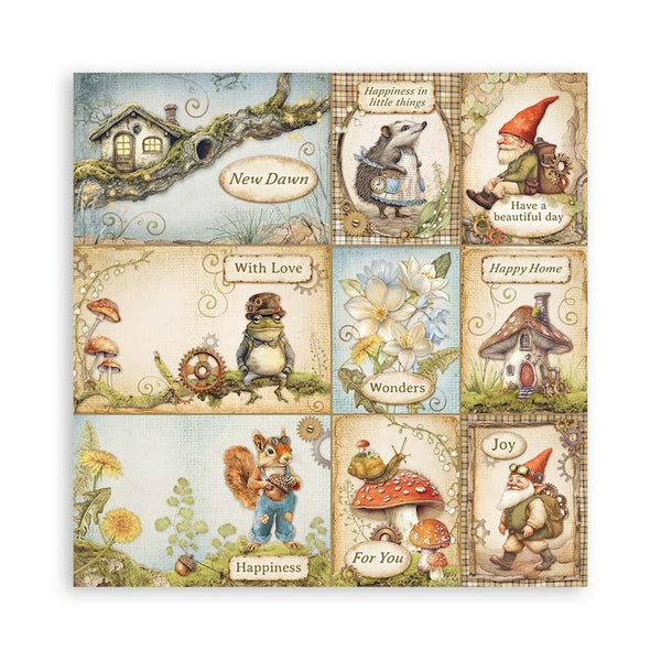 Hidden Grove 12x12 Single-Sided Paper Pad | Farrel Tailor