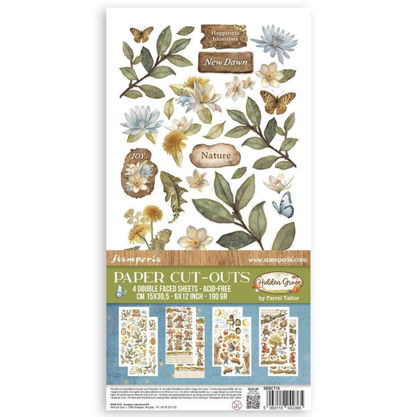 Hidden Grove Double-Sided Paper Cut Outs | Farrel Tailor