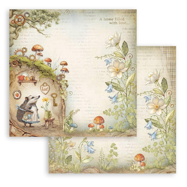 Hidden Grove 12x12 Double-Sided Paper Pad | Farrel Tailor