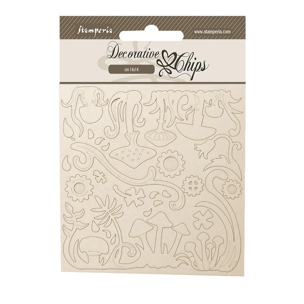 Grass and Mushrooms Decorative Chips | Hidden Grove {clearance}
