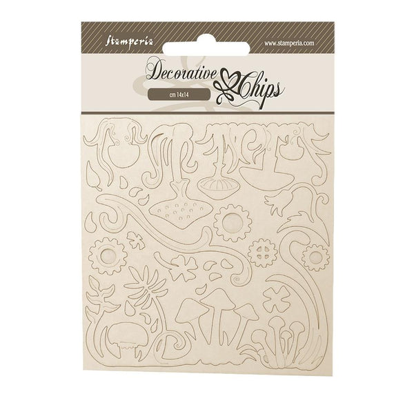 Grass and Mushrooms Decorative Chips | Hidden Grove {clearance}