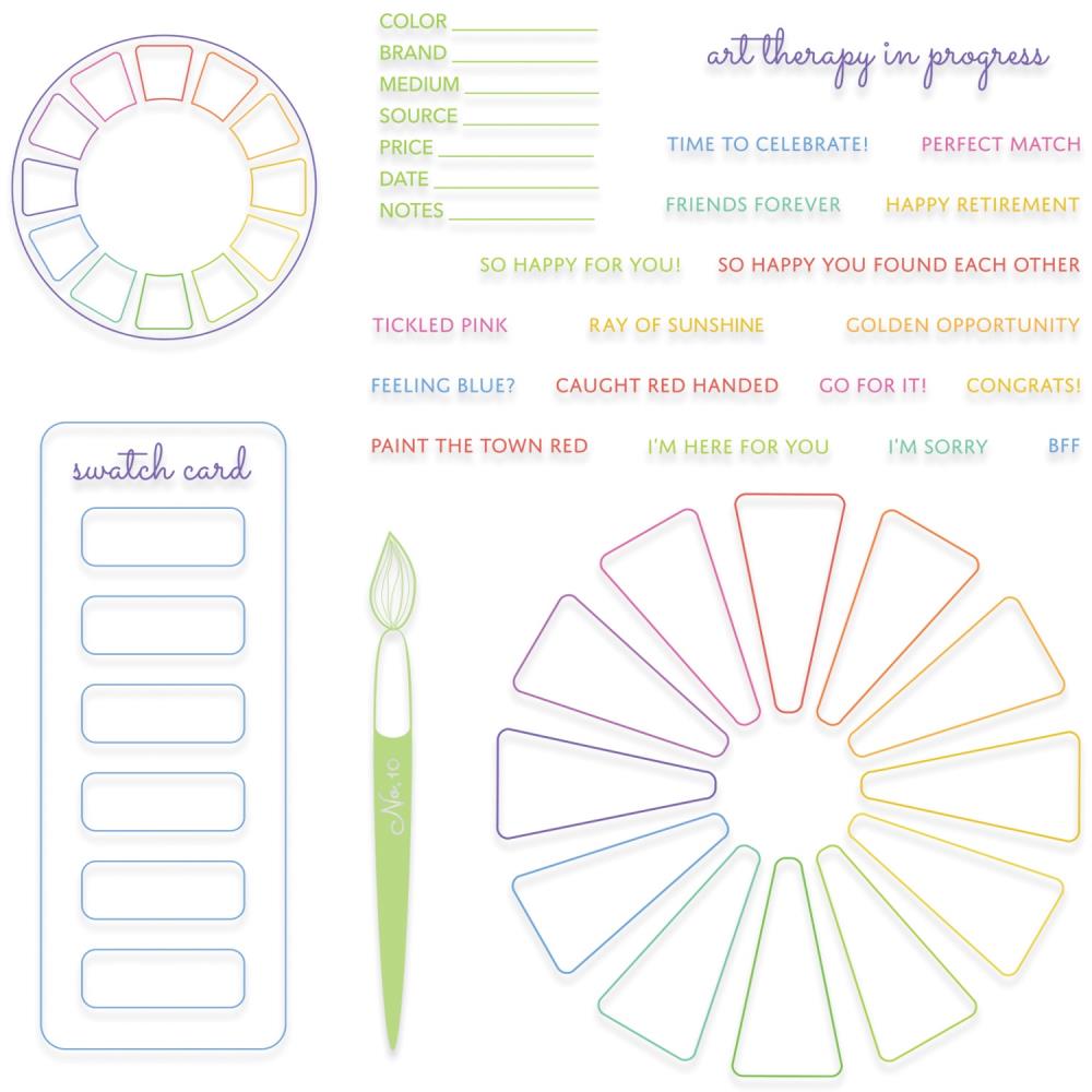 {coming soon!} Swatch Cards A5 Clear Stamp Set | Eileen Hull