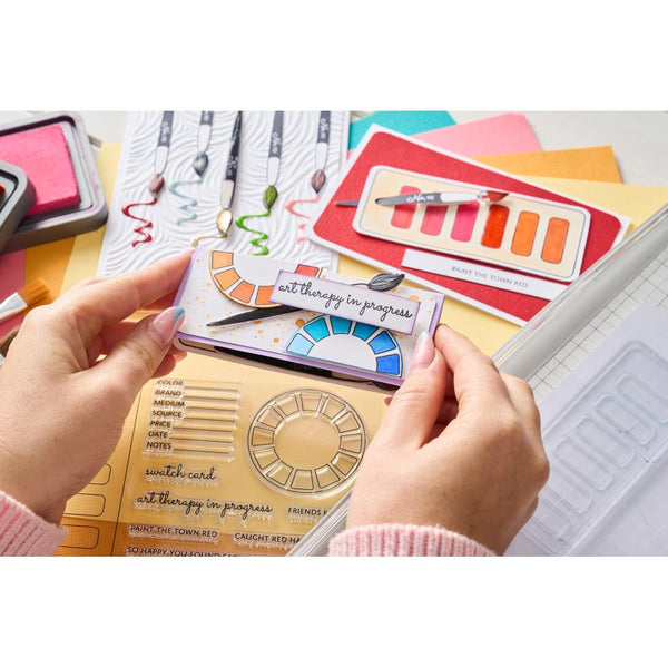 {coming soon!} Swatch Cards A5 Clear Stamp Set | Eileen Hull
