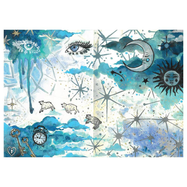 Dreamscape A6 Stamp + A5 Stencil Set | Vic Hollins
