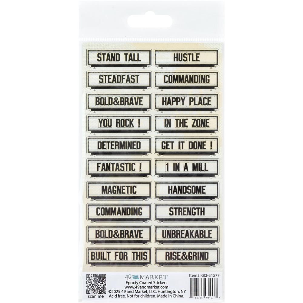 Rust and Revs 2.0 Epoxy Stickers | Dennis Bruton {clearance}