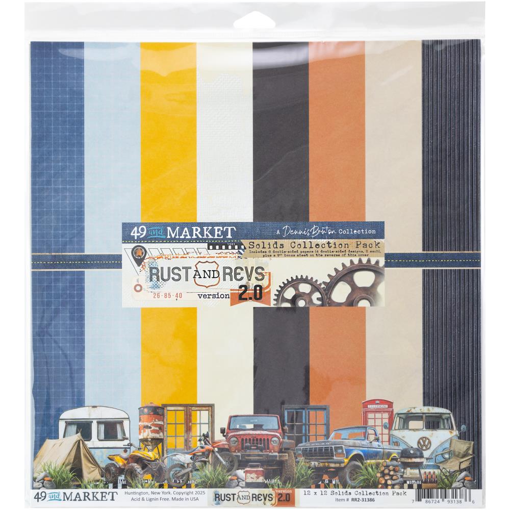 Rust and Revs 2.0 12x12 Solids | Dennis Bruton {clearance}