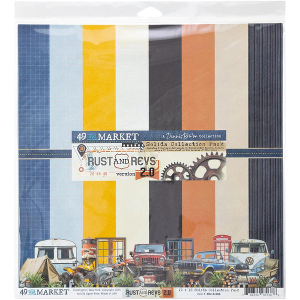 Rust and Revs 2.0 12x12 Solids | Dennis Bruton {clearance}