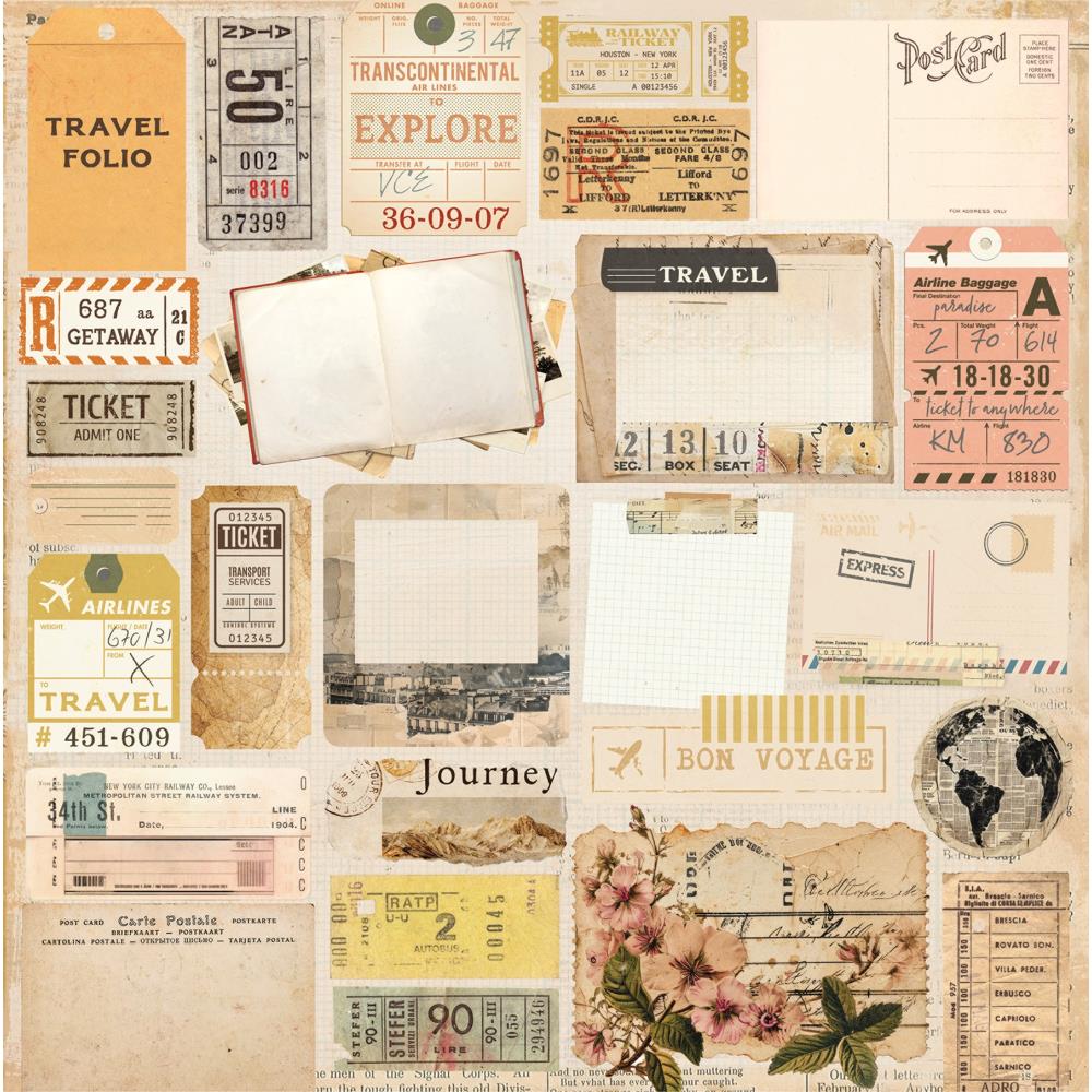 Travel Junque 12x12 Collection Pack