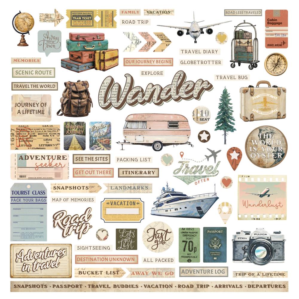 Travel Junque 12x12 Collection Pack