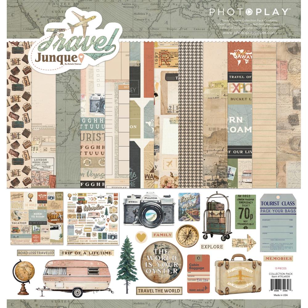 Travel Junque 12x12 Collection Pack