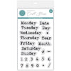 Days of the Week Clear Stamp Set | Journaling Phase 2
