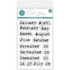 Journal Months Clear Stamp Set | Journaling Phase 2