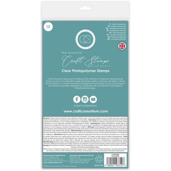 Handwriting A6 Clear Stamp Set | Journaling Phase 2