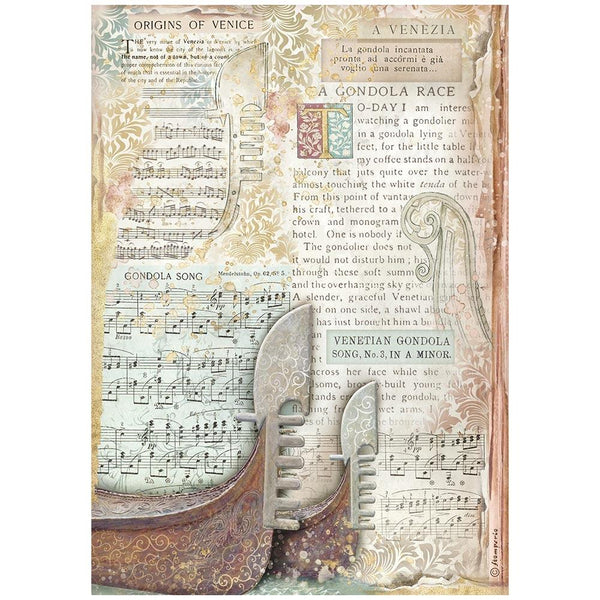 Venice City of Art A4 Decoupage Paper {some clearance}