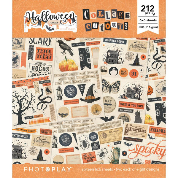 Halloween Junque Collage Cut-Outs