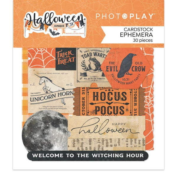 Halloween Junque Ephemera Cardstock Die Cuts