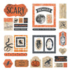 Halloween Junque Ephemera Cardstock Die Cuts