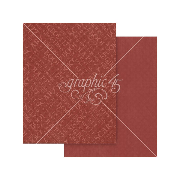 Ghostly Greetings 8.5x11 Patterns & Solids Collection Pack
