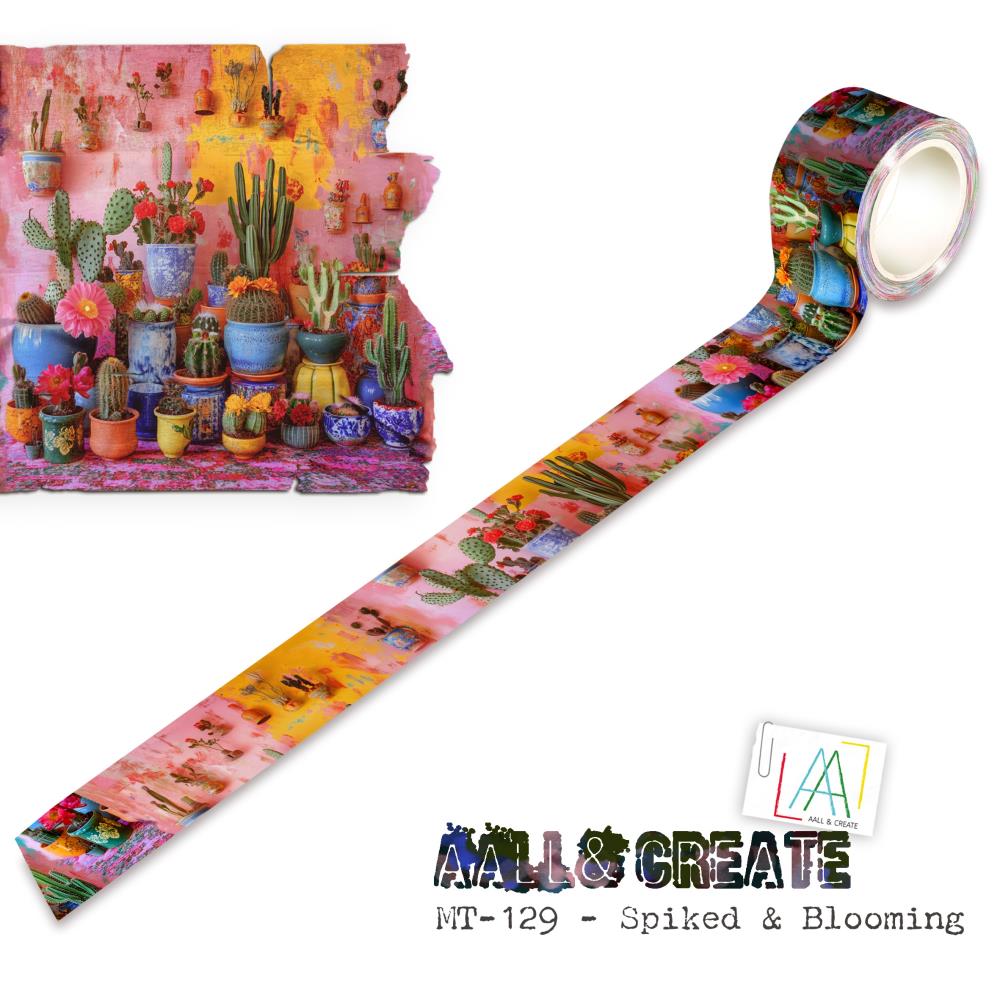 Spiked & Blooming Layer-It-Up Washi Tape No. 129