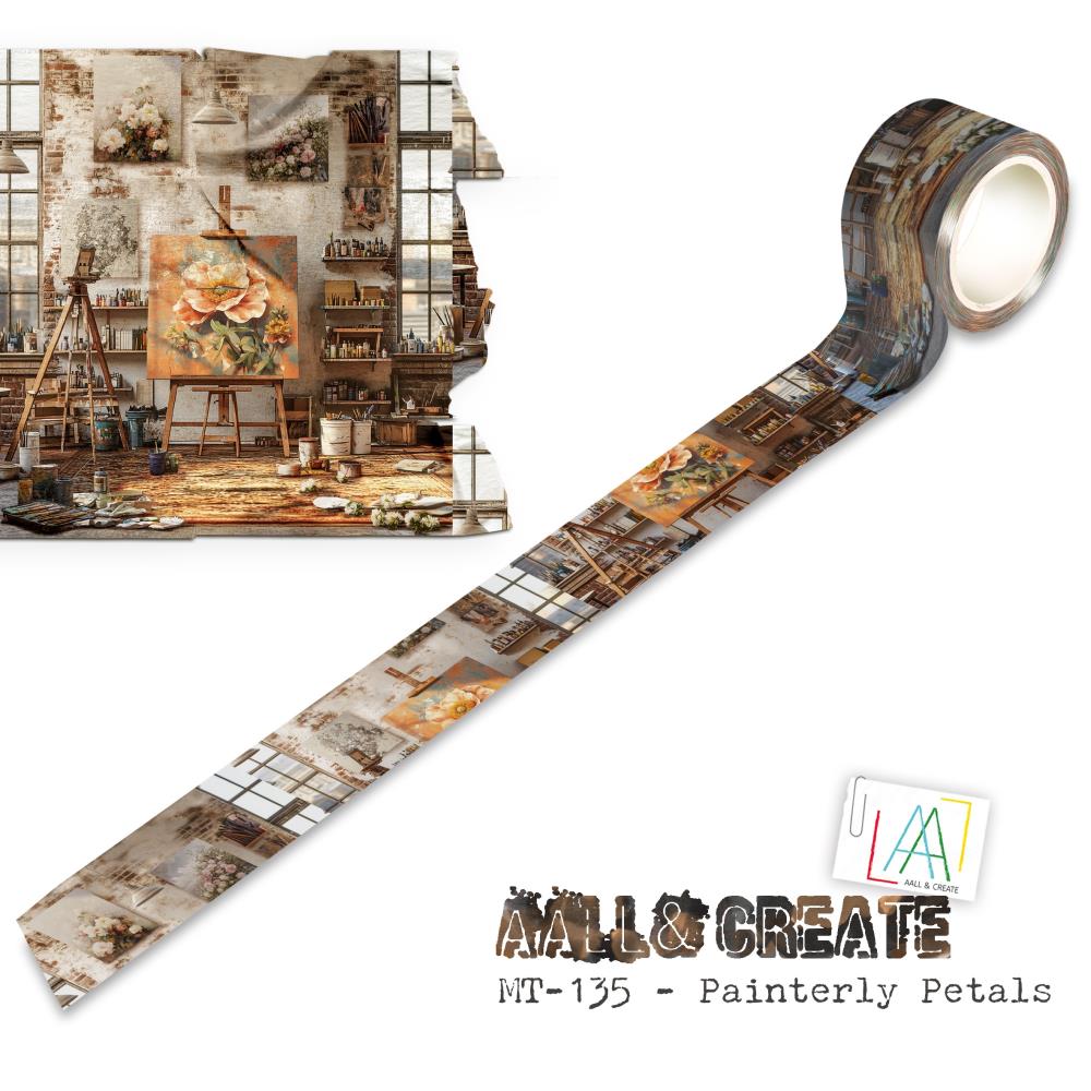 Painterly Petals Layer-It-Up Washi Tape No. 135