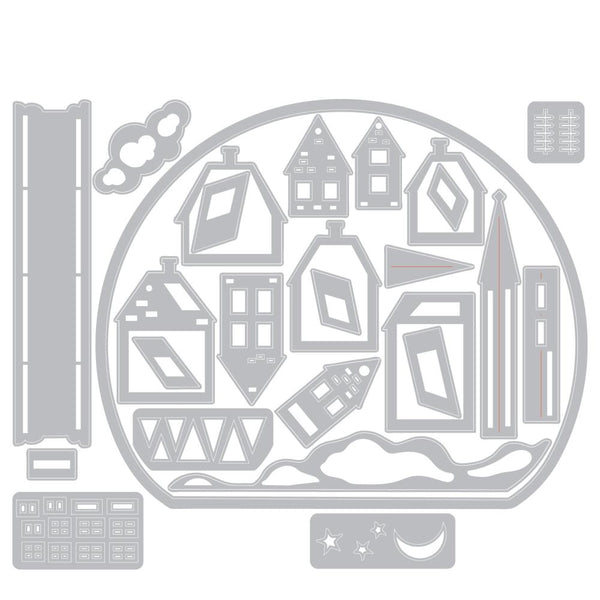 {coming soon!} Snowglobe #2 Thinlits Die Set | Tim Holtz