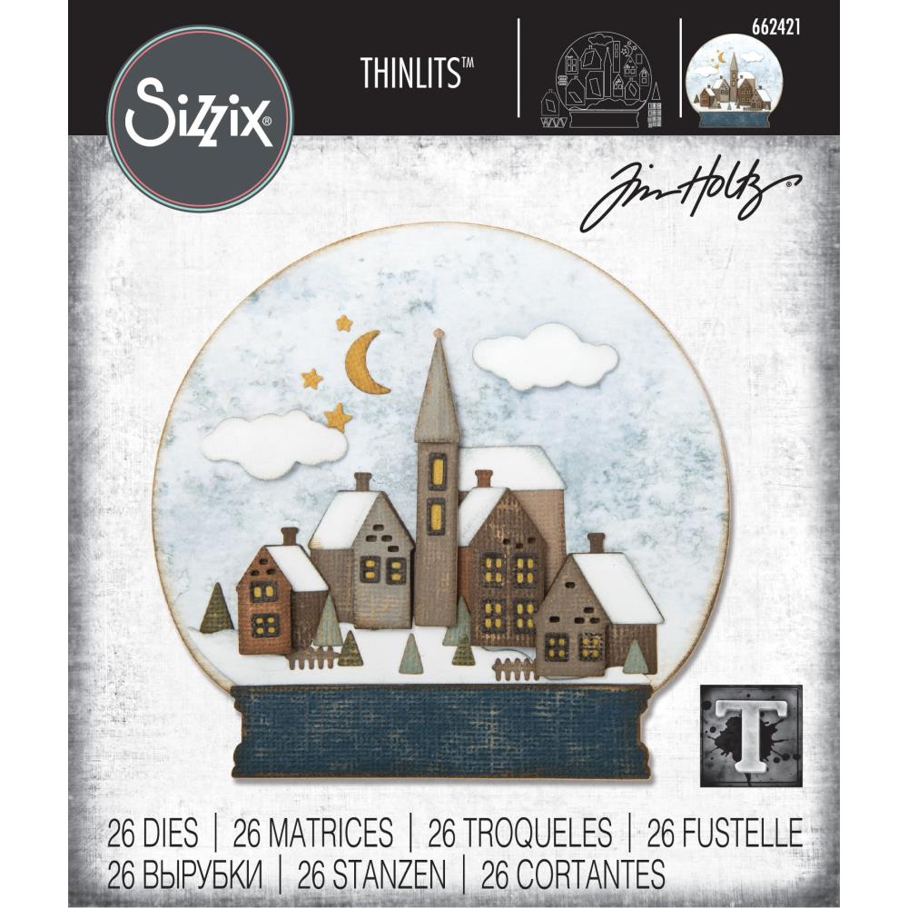 {coming soon!} Snowglobe #2 Thinlits Die Set | Tim Holtz