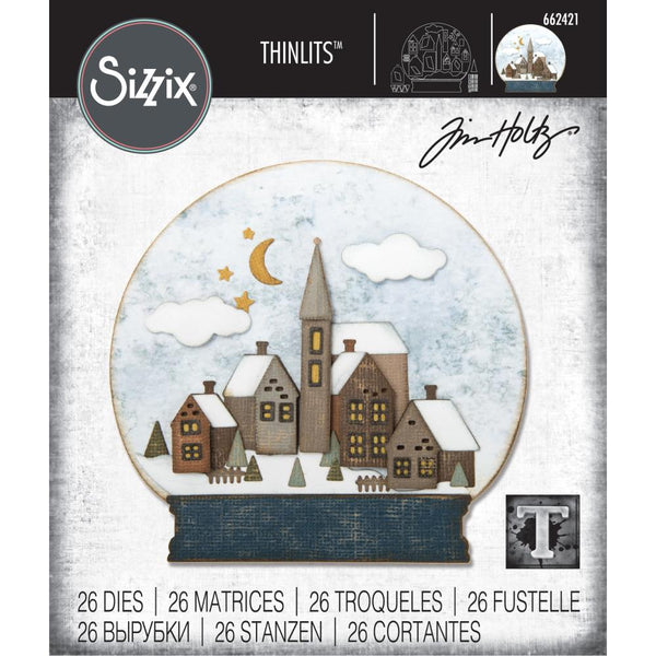 {coming soon!} Snowglobe #2 Thinlits Die Set | Tim Holtz