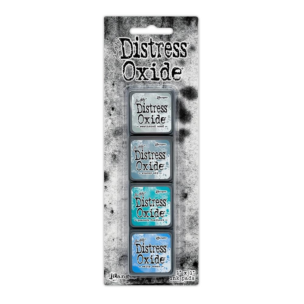 {back soon!} Mini Oxide Ink Pads Set 4 {blues} | Tim Holtz