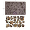 Rusty Flowers 5x8 Silicone Decor Mould | Finnabair