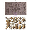 Steampunk Beetles 5x8 Silicone Decor Mould | Finnabair