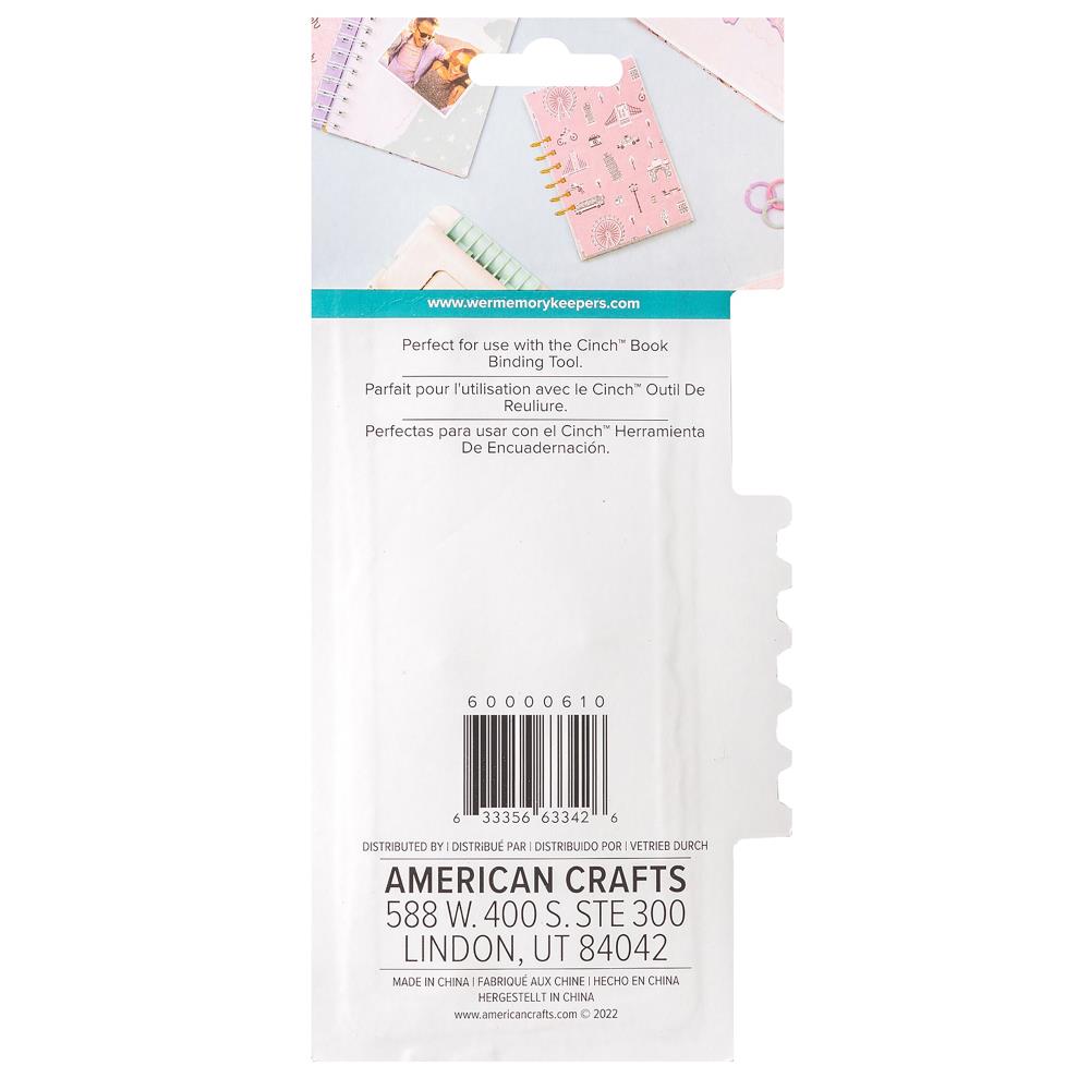 Cinch Metal Hinge Binding 4pk