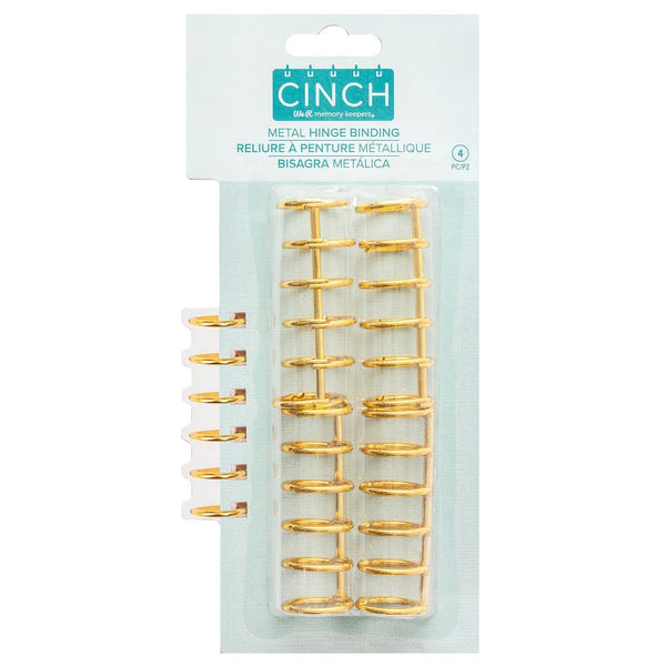 Cinch Metal Hinge Binding 4pk
