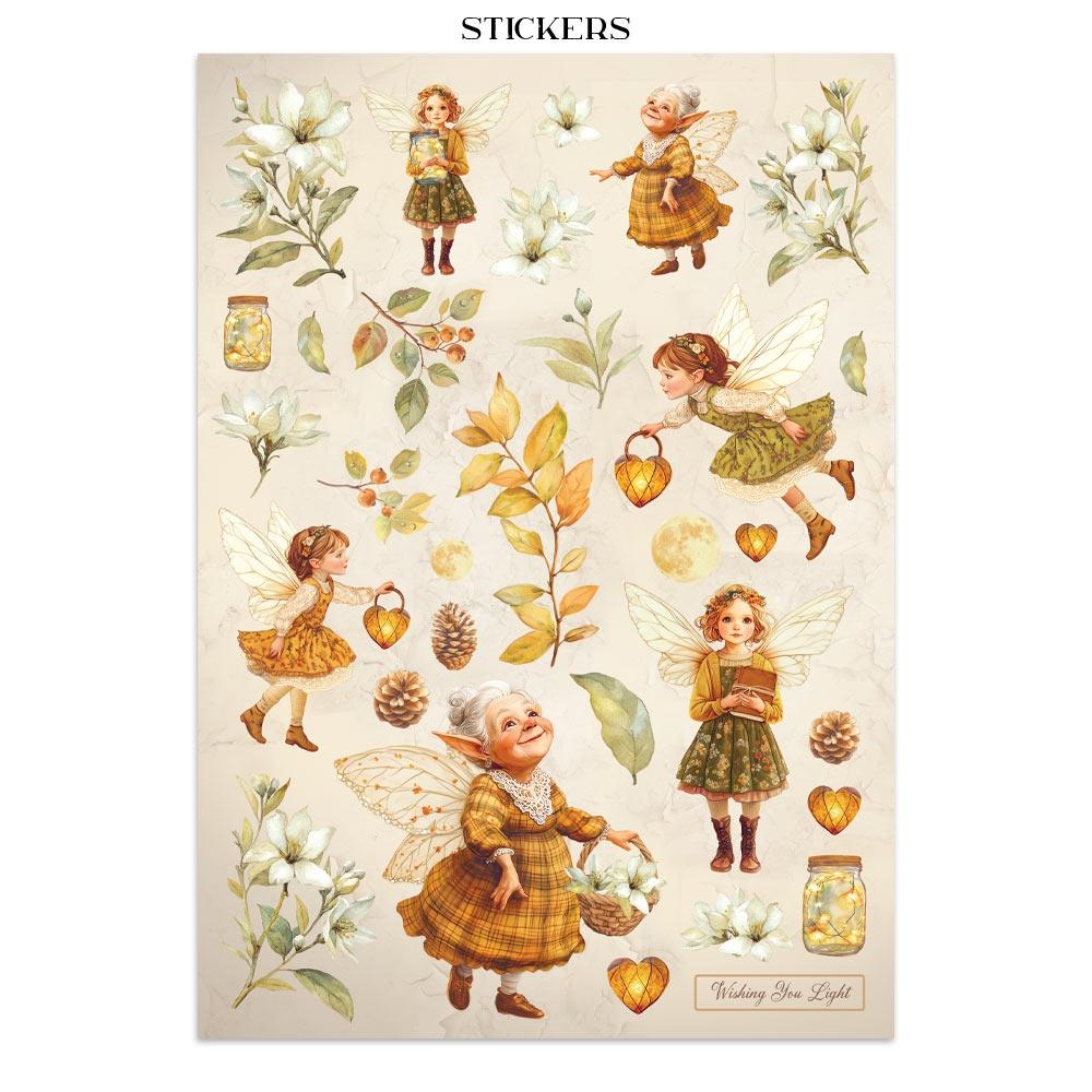 Whispering Woods Junk Journal + Ephemera Kit