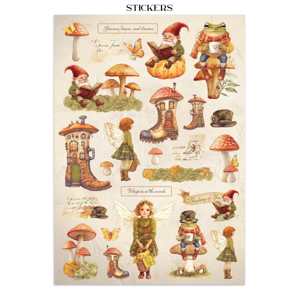 Whispering Woods Junk Journal + Ephemera Kit