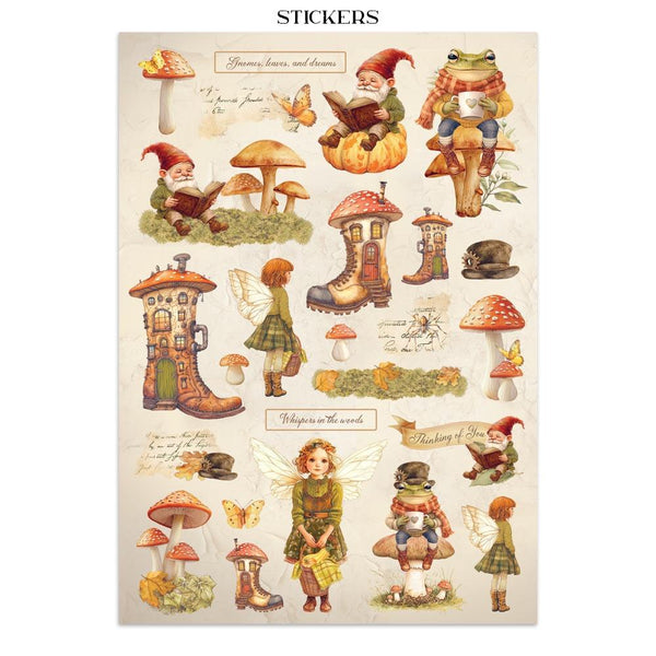 Whispering Woods Junk Journal + Ephemera Kit