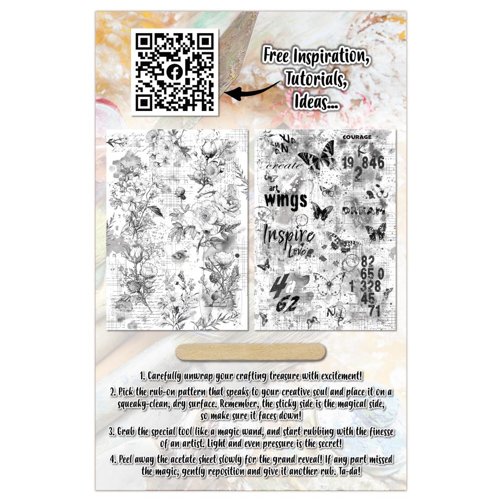 Grit & Grace A5 Rub-Ons No. 020