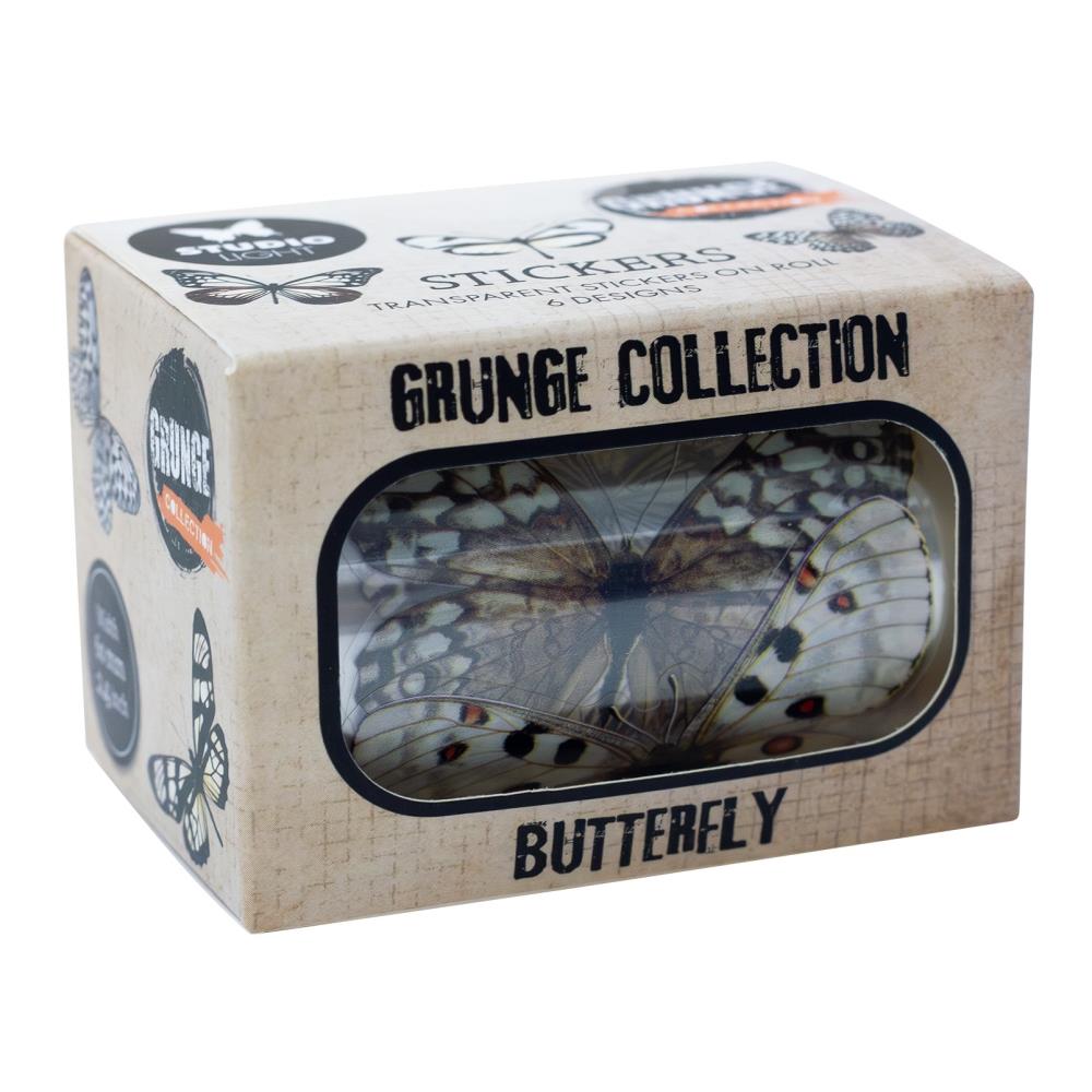Butterfly Kiss-Cut PET Stickers | Grunge Collection