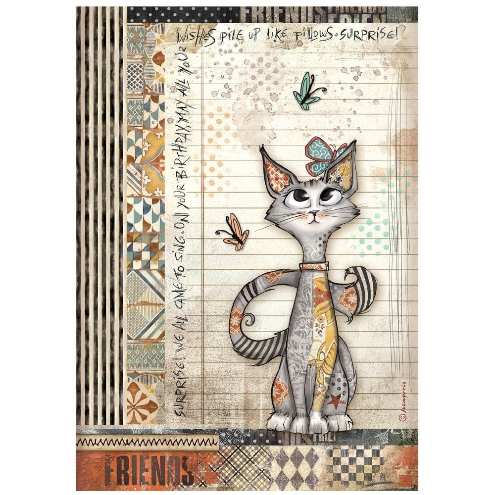 Furry Friends A4 Rice Paper 6pk | Antonis Tzanidakis