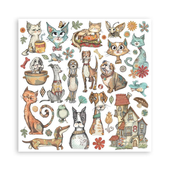{coming soon!} Furry Friends 8x8 Double-Sided Paper Pad
