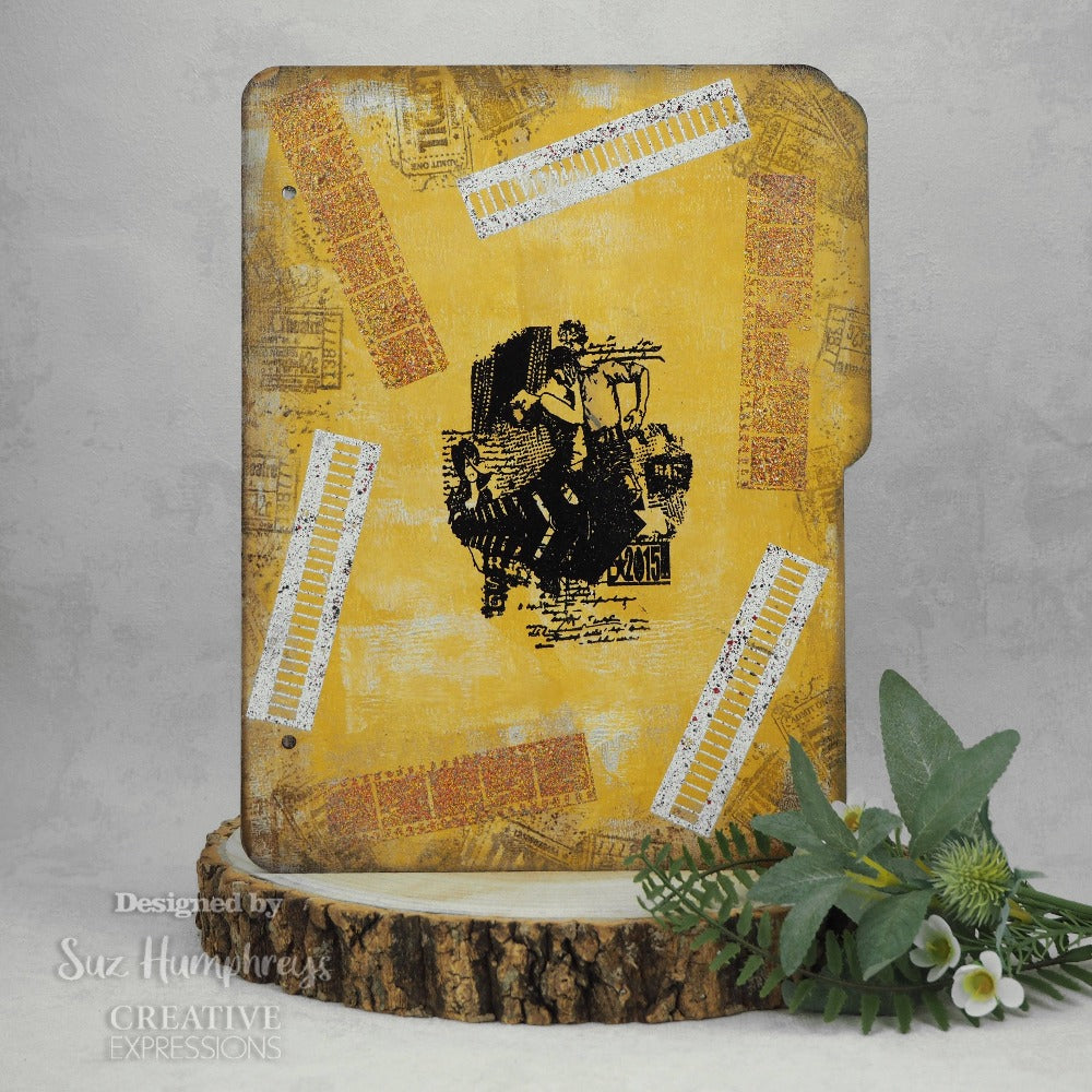 Strike The Pose Rubber Stamp | Andy Skinner