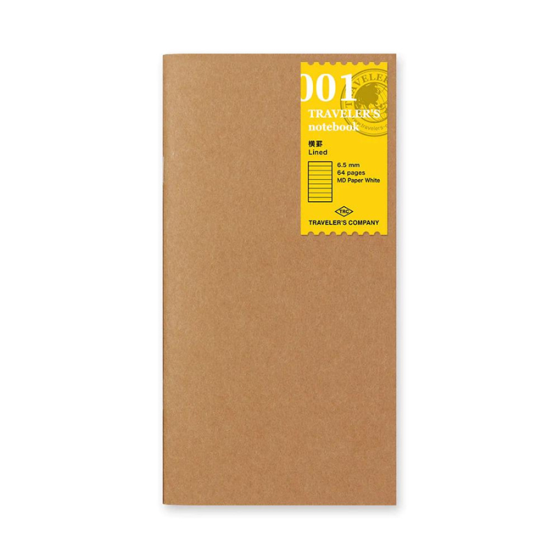 001 Lined | Traveler's Notebook Regular Refill